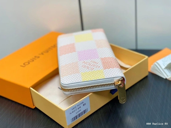 Aaa replica ru VUITTON LOUIS WALLET-19.5*10.5*2.5 ZIPPY cm 0708